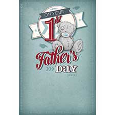 1st Fathers Day Me to You Bear Card Image Preview